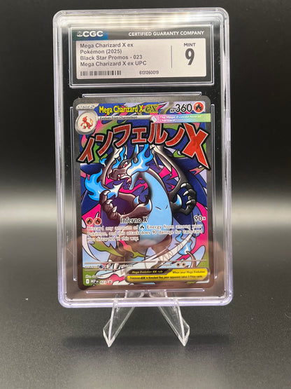 Pokémon Mega Charizard X ex – Black Star Promo #023 (CGC 9)