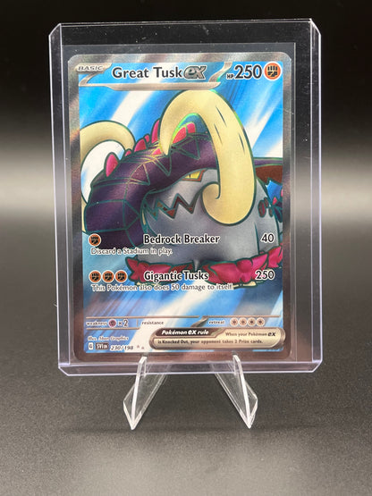 Great Tusk ex #230/198 – Scarlet & Violet Special Illustration Rare